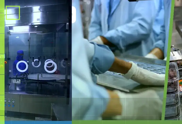 Production process relating to carton closing