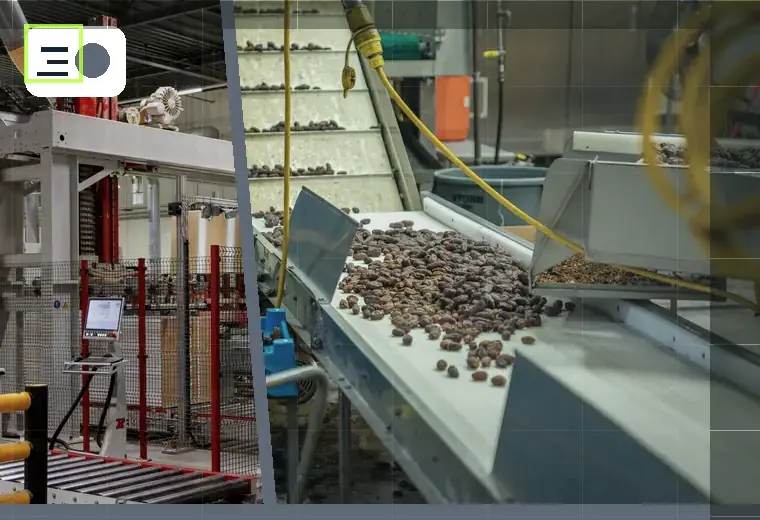 Production process relating to stick packs