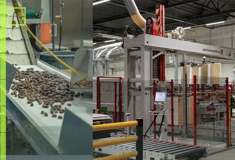 Production process relating to multipacking