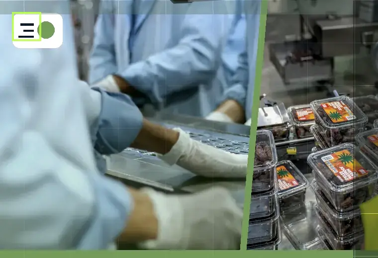 Production process relating to vacuum packs