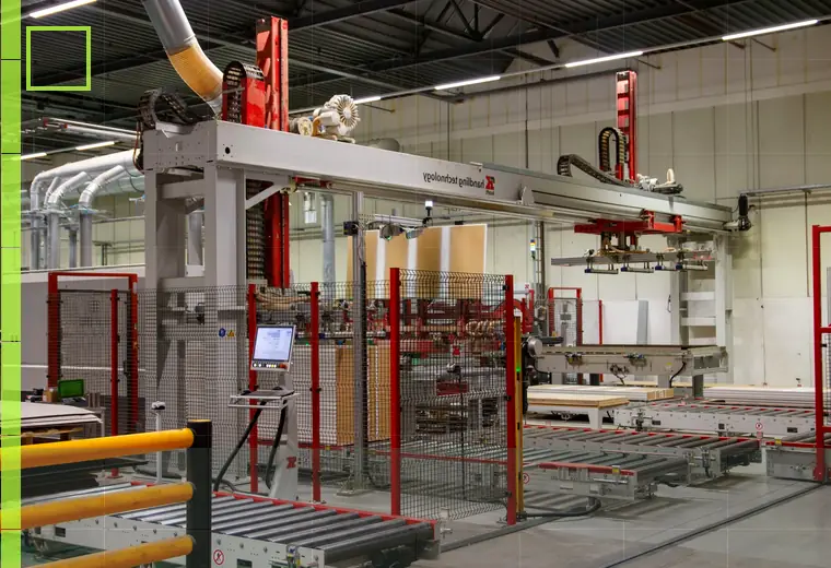 Production process relating to label inspection