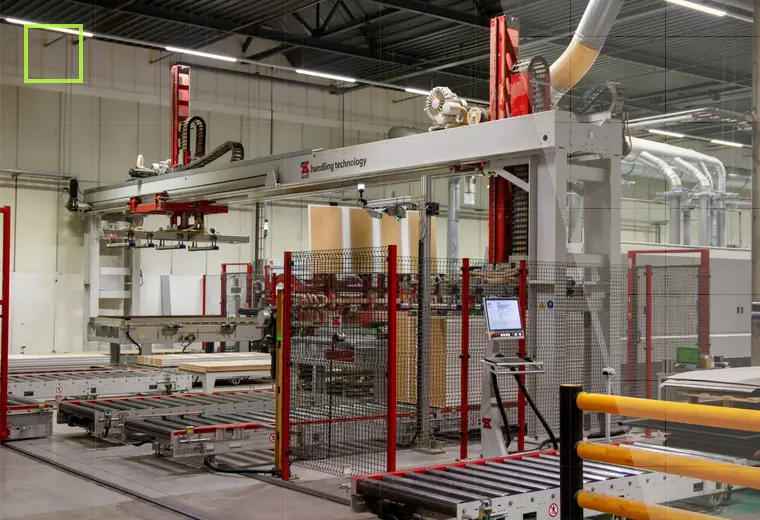 Production process relating to contract packing