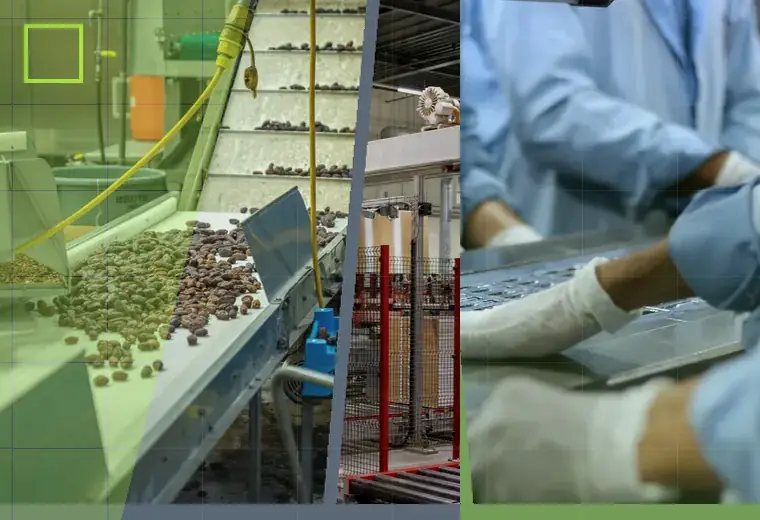 Production process relating to child-resistant caps
