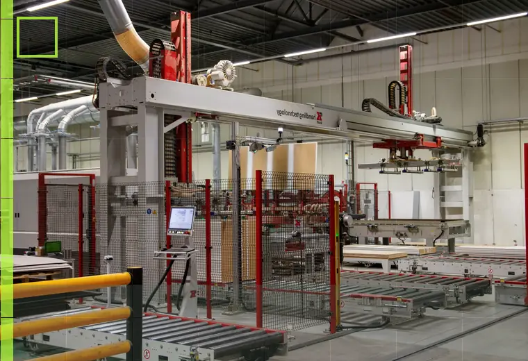 Production process relating to mixed-size pieces