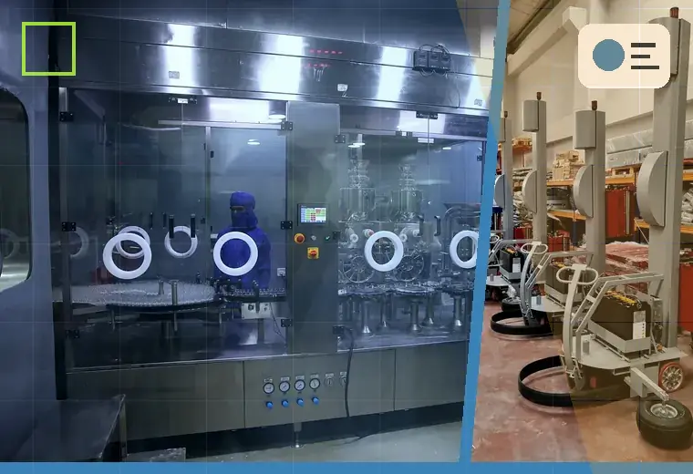 Production process relating to aerated powders