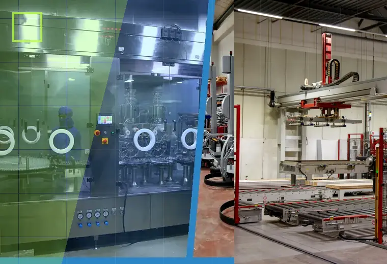 Production process relating to frozen pieces