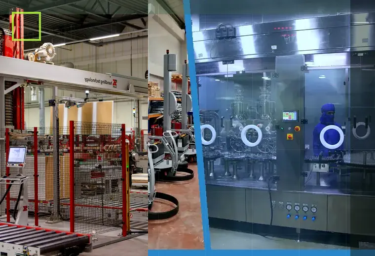 Production process relating to cases