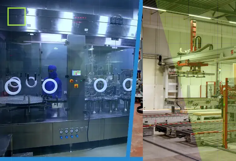 Production process relating to overcaps