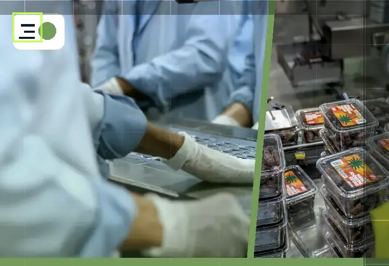 Production process relating to label inspection